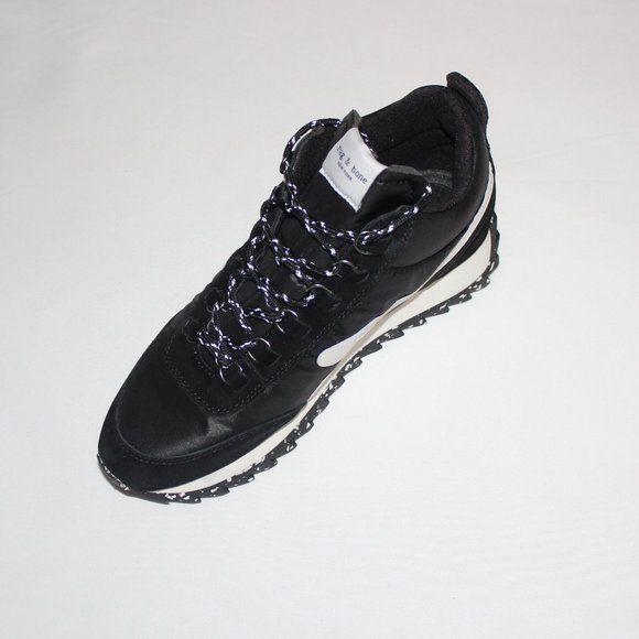 RAG & BONE BLACK RETRO HIKER SNEAKER US 10/ EU 40 - Picture 1 of 7